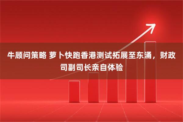牛顾问策略 萝卜快跑香港测试拓展至东涌，财政司副司长亲自体验